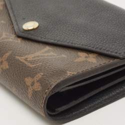 Louis Vuitton Black Monogram Canvas and Leather Pallas Wallet