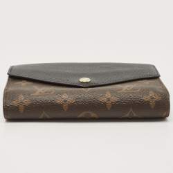 Louis Vuitton Black Monogram Canvas and Leather Pallas Wallet
