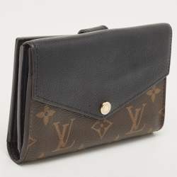 Louis Vuitton Black Monogram Canvas and Leather Pallas Wallet