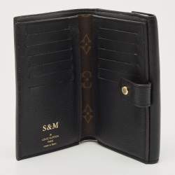 Louis Vuitton Black Monogram Canvas and Leather Pallas Wallet