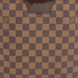 Pre Owned Louis Vuitton Damier Ebene Canvas and Leather Cabas Rivington GM Bag