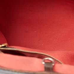Pre Owned Louis Vuitton Damier Ebene Canvas and Leather Cabas Rivington GM Bag