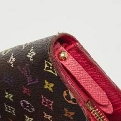 Louis Vuitton Black Monogram Multicolore Canvas Insolite Pistache Wallet