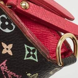 Louis Vuitton Black Monogram Multicolore Canvas Insolite Pistache Wallet