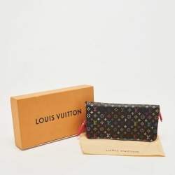 Louis Vuitton Black Monogram Multicolore Canvas Insolite Pistache Wallet