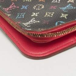 Louis Vuitton Black Monogram Multicolore Canvas Insolite Pistache Wallet