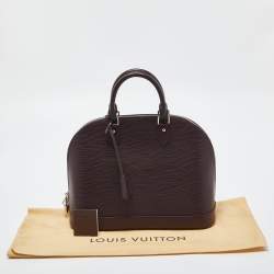 Pre Owned Louis Vuitton Quetsche Epi Leather Alma MM Bag