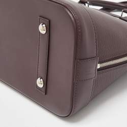 Pre Owned Louis Vuitton Quetsche Epi Leather Alma MM Bag