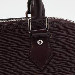 Pre Owned Louis Vuitton Quetsche Epi Leather Alma MM Bag