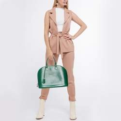 Pre Owned Louis Vuitton Menthe Epi Leather Alma GM Bag