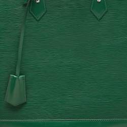 Pre Owned Louis Vuitton Menthe Epi Leather Alma GM Bag