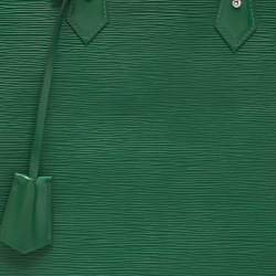 Pre Owned Louis Vuitton Menthe Epi Leather Alma GM Bag