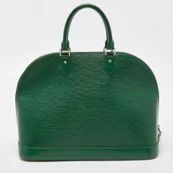 Pre Owned Louis Vuitton Menthe Epi Leather Alma GM Bag
