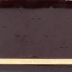 Pre Owned Louis Vuitton Amarante Monogram Vernis Rossmore MM Bag