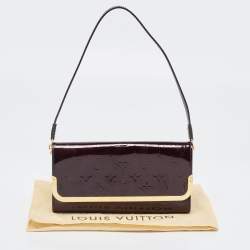 Pre Owned Louis Vuitton Amarante Monogram Vernis Rossmore MM Bag