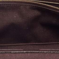 Pre Owned Louis Vuitton Amarante Monogram Vernis Rossmore MM Bag