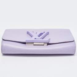 Pre Owned Louis Vuitton Lilac Epi Leather Louise Summer Clutch