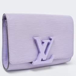 Pre Owned Louis Vuitton Lilac Epi Leather Louise Summer Clutch