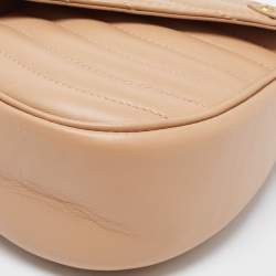 Pre Owned Louis Vuitton Noisette Leather New Wave MM Bag