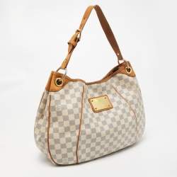Pre Owned Louis Vuitton Damier Azur Canvas Galliera PM Bag