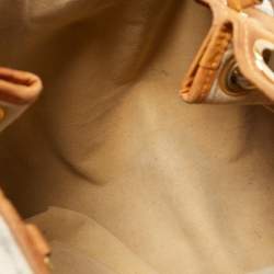 Pre Owned Louis Vuitton Damier Azur Canvas Galliera PM Bag