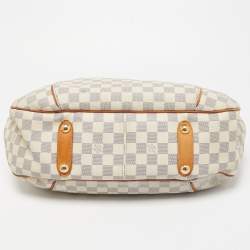 Pre Owned Louis Vuitton Damier Azur Canvas Galliera PM Bag
