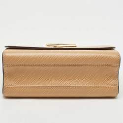 Pre Owned Louis Vuitton Camel/Black Epi Leather Twist MM Bag