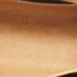 Pre Owned Louis Vuitton Camel/Black Epi Leather Twist MM Bag