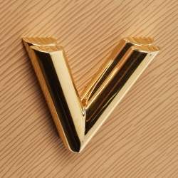 Pre Owned Louis Vuitton Camel/Black Epi Leather Twist MM Bag