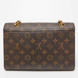 Pre Owned Louis Vuitton Raisin Monogram Canvas and Leather Victoire Bag