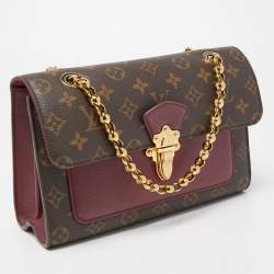 Pre Owned Louis Vuitton Raisin Monogram Canvas and Leather Victoire Bag