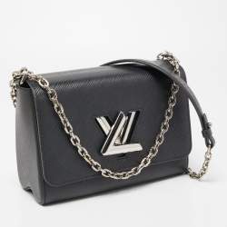 Pre Owned Louis Vuitton Black Epi Leather Twist MM Bag