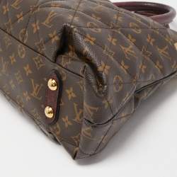 Pre Owned Louis Vuitton Monogram Canvas and Python Limited Edition Etoile Exotique MM Bag
