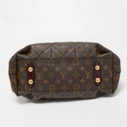 Pre Owned Louis Vuitton Monogram Canvas and Python Limited Edition Etoile Exotique MM Bag