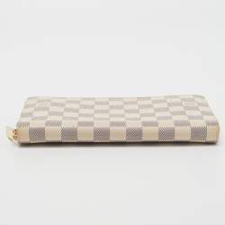 Pre Owned محفظة لوي فيتون زيبي كانفاس دامييه أزور