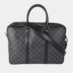 Porte Documents Voyage Damier Graphite Canvas - New Formal