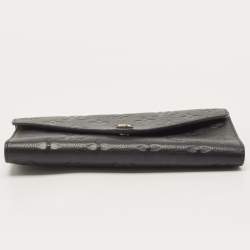 Louis Vuitton Black Empreinte Leather Josephine Wallet