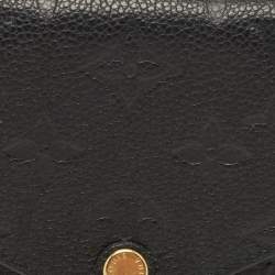 Louis Vuitton Black Empreinte Leather Josephine Wallet
