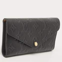 Louis Vuitton Black Empreinte Leather Josephine Wallet