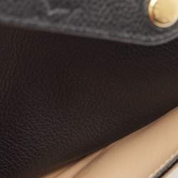 Louis Vuitton Black Empreinte Leather Josephine Wallet