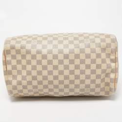 Louis Vuitton Damier Azure Canvas Speedy 35 Bag