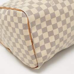 Louis Vuitton Damier Azure Canvas Speedy 35 Bag