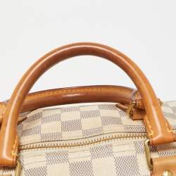 Louis Vuitton Damier Azure Canvas Speedy 35 Bag