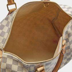 Louis Vuitton Damier Azure Canvas Speedy 35 Bag