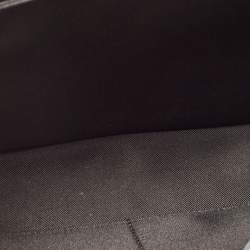 Pre Owned Louis Vuitton Black Leather Lockme II Top Handle Bag