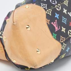 Pre Owned حقيبة لوي فيتون جودي كانفاس مونوغرامي متعددة الألوان سوداء كبيرة