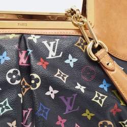 Pre Owned حقيبة لوي فيتون جودي كانفاس مونوغرامي متعددة الألوان سوداء كبيرة