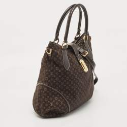 Pre Owned Louis Vuitton Fusain Monogram Idylle Canvas Elegie Bag