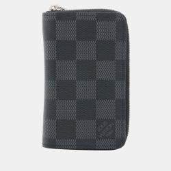 Louis Vuitton Louis Vuiiton Zippy Coin Purse Black Damier Graphite