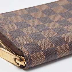 Louis Vuitton Damier Ebene Canvas Zippy Wallet